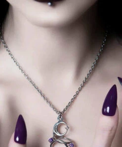Deals 🥰 ROGUE AND WOLF The Moon Callisto [Mirror Steel] | NECKLACE 😉