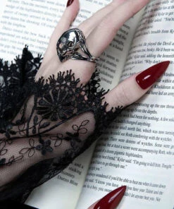 New 👍 ROGUE AND WOLF Skulls Cat Skull [Mirror Steel] | RING ✔️ -Alternative Accessories Elegant Store rogue and wolf cat skull mirror steel ring 4 35e1fe13 4613 4533 8660 4d0d53cd0646 700x700