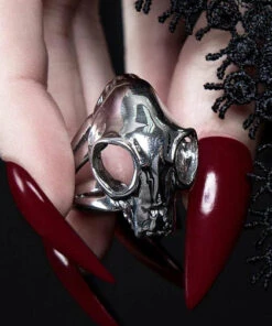 New 👍 ROGUE AND WOLF Skulls Cat Skull [Mirror Steel] | RING ✔️ -Alternative Accessories Elegant Store rogue and wolf cat skull mirror steel ring 6 bc47170d 7fd4 43f6 80db b9d6a34c975a 700x700