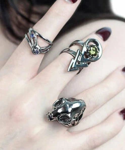New 👍 ROGUE AND WOLF Skulls Cat Skull [Mirror Steel] | RING ✔️ -Alternative Accessories Elegant Store rogue and wolf cat skull mirror steel ring 9 edea5f8b 3db3 4345 ab94 04fa0b554e9f 700x700