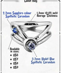 Promo ✔️ ROGUE AND WOLF All Comet [Mirror Steel] | RING 🧨 -Alternative Accessories Elegant Store rogue and wolf comet mirror steel ring 12 a620fe64 0dcf 4108 aec6 8a2c1793d46e 700x700