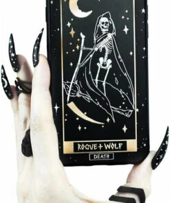 Alternative Accessories Elegant Store -Alternative Accessories Elegant Store rogue and wolf death tarot gold phone case 2 b0886cb9 e2f3 439e 835b b46ea32a7465 700x700