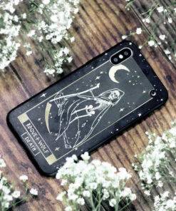 Best deal ❤️ ROGUE AND WOLF Skulls Death Tarot [Gold] | PHONE CASE 😍 -Alternative Accessories Elegant Store rogue and wolf death tarot gold phone case 8 3451c890 13a1 4118 830c e1def2784c81 700x700