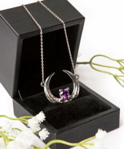 Budget 🌟 ROGUE AND WOLF The Moon Eclipse [Sterling Silver] | NECKLACE 🎉 -Alternative Accessories Elegant Store rogue and wolf eclipse sterling silver necklace 10 700x700