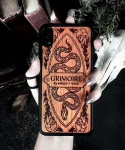 Deals ❤️ ROGUE AND WOLF All Grimoire [Cherry Wood] | PHONE CASE** 🛒 -Alternative Accessories Elegant Store rogue and wolf grimoire cherry wood phone case 7 d47fefa6 545b 48fe b15b 5c9e78de59a5 700x700