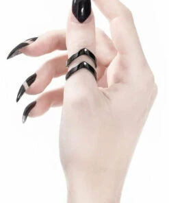 Top 10 🤩 ROGUE AND WOLF Mens Accessories Hunt [Black Sterling Silver] | RING ⌛ -Alternative Accessories Elegant Store rogue and wolf hunt black sterling silver ring 1 700x700