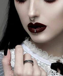 Cheapest 🥰 ROGUE AND WOLF The Moon Moon Child [Blackened Steel] | RING 🎉 -Alternative Accessories Elegant Store rogue and wolf moon child blackened steel ring 3 d3d45f27 810b 479a ba34 38c9e1ca70eb 700x700