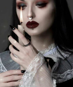 Cheapest 🥰 ROGUE AND WOLF The Moon Moon Child [Blackened Steel] | RING 🎉 -Alternative Accessories Elegant Store rogue and wolf moon child blackened steel ring 5 7c070494 e07d 4dd3 b2c6 877a66fe44a4 700x700