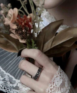 Cheapest 🥰 ROGUE AND WOLF The Moon Moon Child [Blackened Steel] | RING 🎉 -Alternative Accessories Elegant Store rogue and wolf moon child blackened steel ring 6 818da9a7 53ce 4648 8461 c62b23689666 700x700