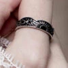 New 🎉 ROGUE AND WOLF The Moon Moonrise [Blackened Steel] | RING 😀 -Alternative Accessories Elegant Store rogue and wolf moonrise blackened steel ring 8 49c767ec 76da 4e60 ab62 13351bf615f1 700x700