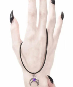 Outlet 😍 ROGUE AND WOLF The Moon Rhea [Sterling Silver] | CHOKER 🎉 -Alternative Accessories Elegant Store rogue and wolf rhea sterling silver choker 4 700x700