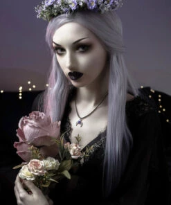 Outlet 😍 ROGUE AND WOLF The Moon Rhea [Sterling Silver] | CHOKER 🎉 -Alternative Accessories Elegant Store rogue and wolf rhea sterling silver choker 5 700x700