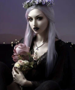 Outlet 😍 ROGUE AND WOLF The Moon Rhea [Sterling Silver] | CHOKER 🎉 -Alternative Accessories Elegant Store rogue and wolf rhea sterling silver choker 6 700x700