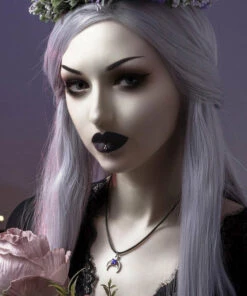 Outlet 😍 ROGUE AND WOLF The Moon Rhea [Sterling Silver] | CHOKER 🎉 -Alternative Accessories Elegant Store rogue and wolf rhea sterling silver choker 7 700x700