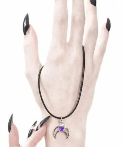 Outlet 😍 ROGUE AND WOLF The Moon Rhea [Sterling Silver] | CHOKER 🎉 -Alternative Accessories Elegant Store rogue and wolf rhea sterling silver choker 8 700x700