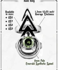 Brand new 🎉 ROGUE AND WOLF All Rune [Mirror Steel] | RING ⌛ -Alternative Accessories Elegant Store rogue and wolf rune mirror steel ring 14 aae82d9d 487f 437b b899 81ef84406183 700x700