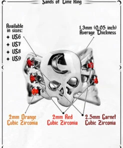 Coupon 👏 ROGUE AND WOLF Skulls Sands Of Time [Mirror Steel] | RING 😀 -Alternative Accessories Elegant Store rogue and wolf sands of time mirror steel ring 14 10408adc c203 48aa a61a 3379ba318e75 700x700