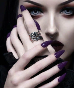 Coupon 👏 ROGUE AND WOLF Skulls Sands Of Time [Mirror Steel] | RING 😀