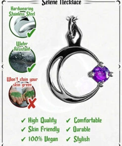 Wholesale ⌛ ROGUE AND WOLF The Moon Selene [Mirror Steel] | NECKLACE ⭐ -Alternative Accessories Elegant Store rogue and wolf selene mirror steel necklace 8 571c1556 5717 4154 ba94 a0529b32495d 700x700