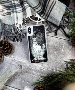 New ⌛ ROGUE AND WOLF All Stag Guardian [Silver Glitter] Shock Resistant | PHONE CASE 🛒 -Alternative Accessories Elegant Store rogue and wolf stag guardian silver glitter shock resistant phone case 12 061812fa f2ac 4832 897c b002788ba25b 700x700
