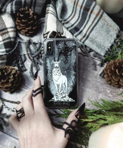 New ⌛ ROGUE AND WOLF All Stag Guardian [Silver Glitter] Shock Resistant | PHONE CASE 🛒 -Alternative Accessories Elegant Store rogue and wolf stag guardian silver glitter shock resistant phone case 3 81b0aafe 908b 47bf b259 aa8b25cb3107 700x700