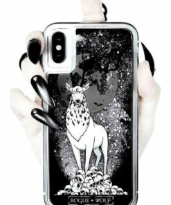 New ⌛ ROGUE AND WOLF All Stag Guardian [Silver Glitter] Shock Resistant | PHONE CASE 🛒 -Alternative Accessories Elegant Store rogue and wolf stag guardian silver glitter shock resistant phone case 8 654c03b9 d85c 4eee 9ce5 4cf3ce830193 700x700
