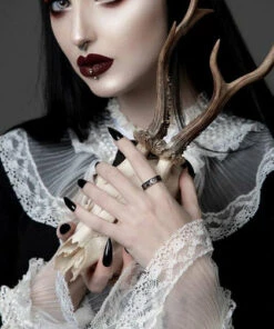 Buy 🎉 ROGUE AND WOLF The Moon Sun And Moon [Blackened Steel] | RING 😉 -Alternative Accessories Elegant Store rogue and wolf sun and moon blackened steel ring 2 c736e700 dad4 4bae 9436 c3b61e16e3d5 700x700