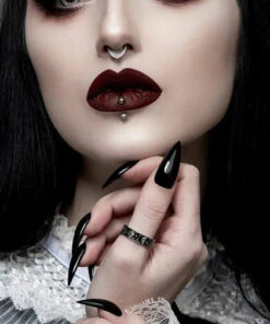 Buy 🎉 ROGUE AND WOLF The Moon Sun And Moon [Blackened Steel] | RING 😉 -Alternative Accessories Elegant Store rogue and wolf sun and moon blackened steel ring 5 2815ec90 4ed1 4d86 8ce1 4673c04932fd 700x700