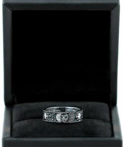 Buy 🎉 ROGUE AND WOLF The Moon Sun And Moon [Blackened Steel] | RING 😉 -Alternative Accessories Elegant Store rogue and wolf sun and moon blackened steel ring 6 8a86da28 2322 410f 897a 3ee42b59d3ae 700x700