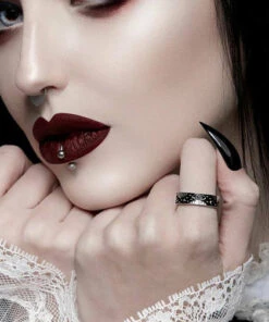 Wholesale 🎉 ROGUE AND WOLF All Third Eye [Blackened Steel] | RING 🔥 -Alternative Accessories Elegant Store rogue and wolf third eye blackened steel ring 2 5f8e924e acc3 4341 8204 227b71146b2f 700x700