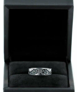 Wholesale 🎉 ROGUE AND WOLF All Third Eye [Blackened Steel] | RING 🔥 -Alternative Accessories Elegant Store rogue and wolf third eye blackened steel ring 6 8445542d de30 458b 8d55 de3e32a6cc9f 700x700