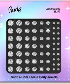 Buy 🧨 RUDE COSMETICS Rude Cosmetics Such A Gem [Clear Quartz] | FACE & BODY JEWELS ❤️