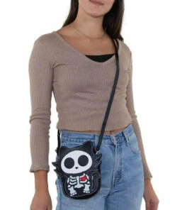 Best deal ❤️ SLEEPYVILLE CRITTERS Cats Glow In The Dark Sugar Skull Cat | CROSSBODY BAG 👏 -Alternative Accessories Elegant Store sleepyville critters glow in the dark sugar skull cat crossbody bag 5 421a2e77 7920 422f 8897 8e9d4bcfd16e 700x700
