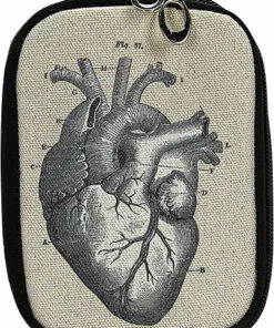 Brand new π SLEEPYVILLE CRITTERS All Vintage Print Heart | WRISTLET π