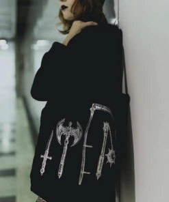 Coupon 👏 THE PRETTY CULT Mens Accessories Van Helsing | TOTE BAG 👍 -Alternative Accessories Elegant Store the pretty cult van helsing tote bag 2 43636c31 a641 43e9 87be 46e701d66d50 700x700