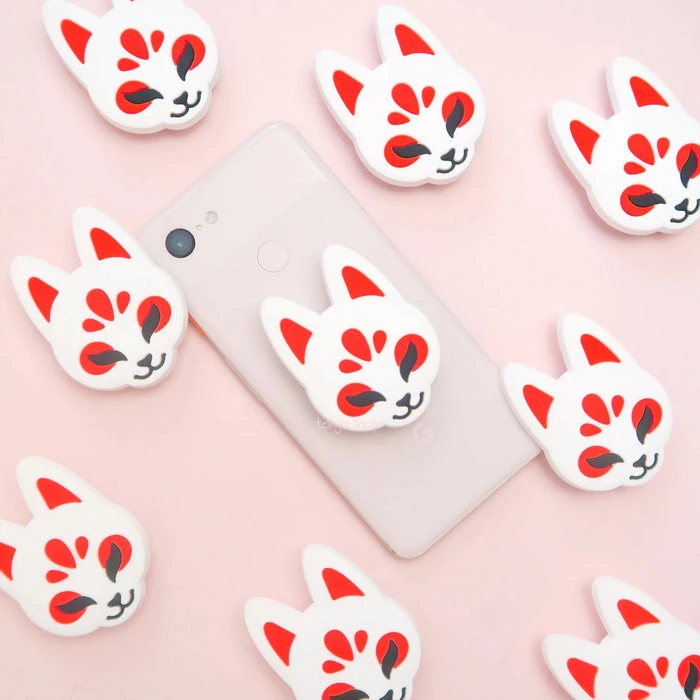 Cheap β€οΈ TOKYO SHOJO Anime & Manga Kitsune Mask | PHONE GRIP π― 6 Cheap β€οΈ TOKYO SHOJO Anime & Manga Kitsune Mask | PHONE GRIP π― - Image 4