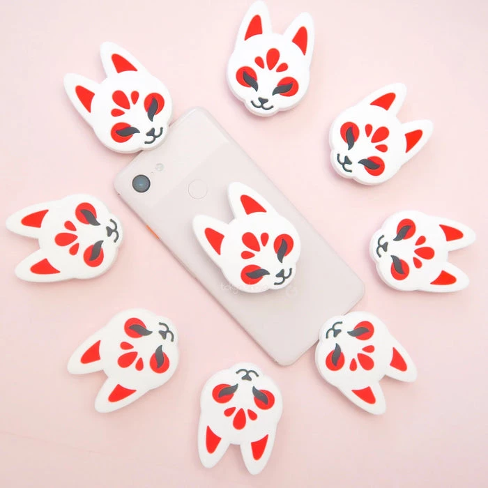 Cheap β€οΈ TOKYO SHOJO Anime & Manga Kitsune Mask | PHONE GRIP π― 7 Cheap β€οΈ TOKYO SHOJO Anime & Manga Kitsune Mask | PHONE GRIP π― - Image 5