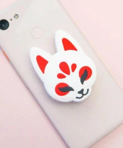 Cheap ❤️ TOKYO SHOJO Anime & Manga Kitsune Mask | PHONE GRIP 💯