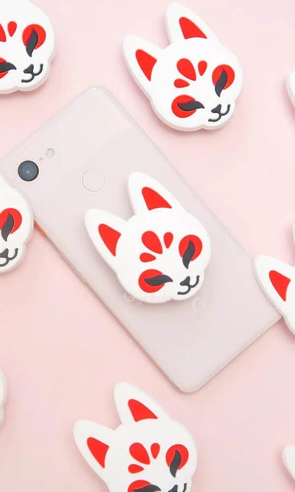 Cheap β€οΈ TOKYO SHOJO Anime & Manga Kitsune Mask | PHONE GRIP π― 4 Cheap β€οΈ TOKYO SHOJO Anime & Manga Kitsune Mask | PHONE GRIP π― - Image 2