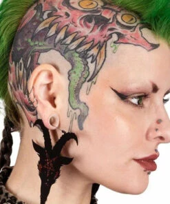 Coupon ⭐ TOO FAST APPAREL Pentacles & Pentagrams Red Pentagram Satan | HOOP EARRINGS 🎉 -Alternative Accessories Elegant Store too fast apparel red pentagram satan hoop earrings 3 1fc36b4f 0343 4dac 9872 da818dbce289 700x700