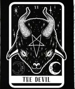 Buy 🎉 TOO FAST APPAREL The Moon The Devil Tarot Baby Goat | PATCH 😀