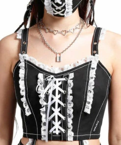 Best deal ⭐ TRIPP NYC Lolita [Black/White] | FACE COVER* 🔔