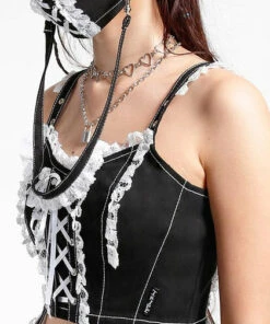 Best deal ⭐ TRIPP NYC Lolita [Black/White] | FACE COVER* 🔔 -Alternative Accessories Elegant Store tripp nyc lolita black white face cover 4 99050bad ae47 4817 be9f 2a3db5cb31ad 700x700