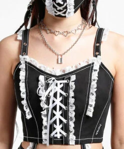 Best deal ⭐ TRIPP NYC Lolita [Black/White] | FACE COVER* 🔔 -Alternative Accessories Elegant Store tripp nyc lolita black white face cover 5 d351b9f7 54f0 42e9 ba7b 0e760da1f244 700x700