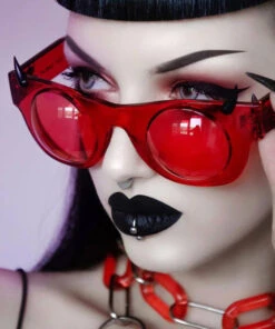 Promo 🧨 VULGATI Mens Accessories The Beast [Blood Red] | DEATH GOGGLES ⭐ -Alternative Accessories Elegant Store vulgati the beast death blood red sunglasses 2 18b58543 de16 477e 9d5d 2708a3d90da0 700x700