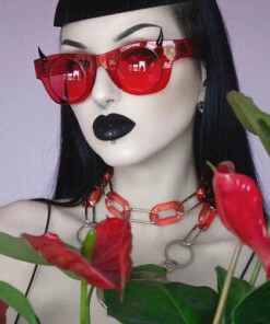 Promo 🧨 VULGATI Mens Accessories The Beast [Blood Red] | DEATH GOGGLES ⭐ -Alternative Accessories Elegant Store vulgati the beast death blood red sunglasses 5 5059f757 dd1d 452e 968b afddf11eadeb 700x700