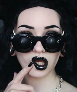 Buy 🤩 VULGATI Mens Accessories The Beast [Vampire Black] | DEATH GOGGLES 🌟 -Alternative Accessories Elegant Store vulgati the beast death vampire black sunglasses7 5db7a752 6b7e 4a09 b105 1b47ed7e1e12 700x700